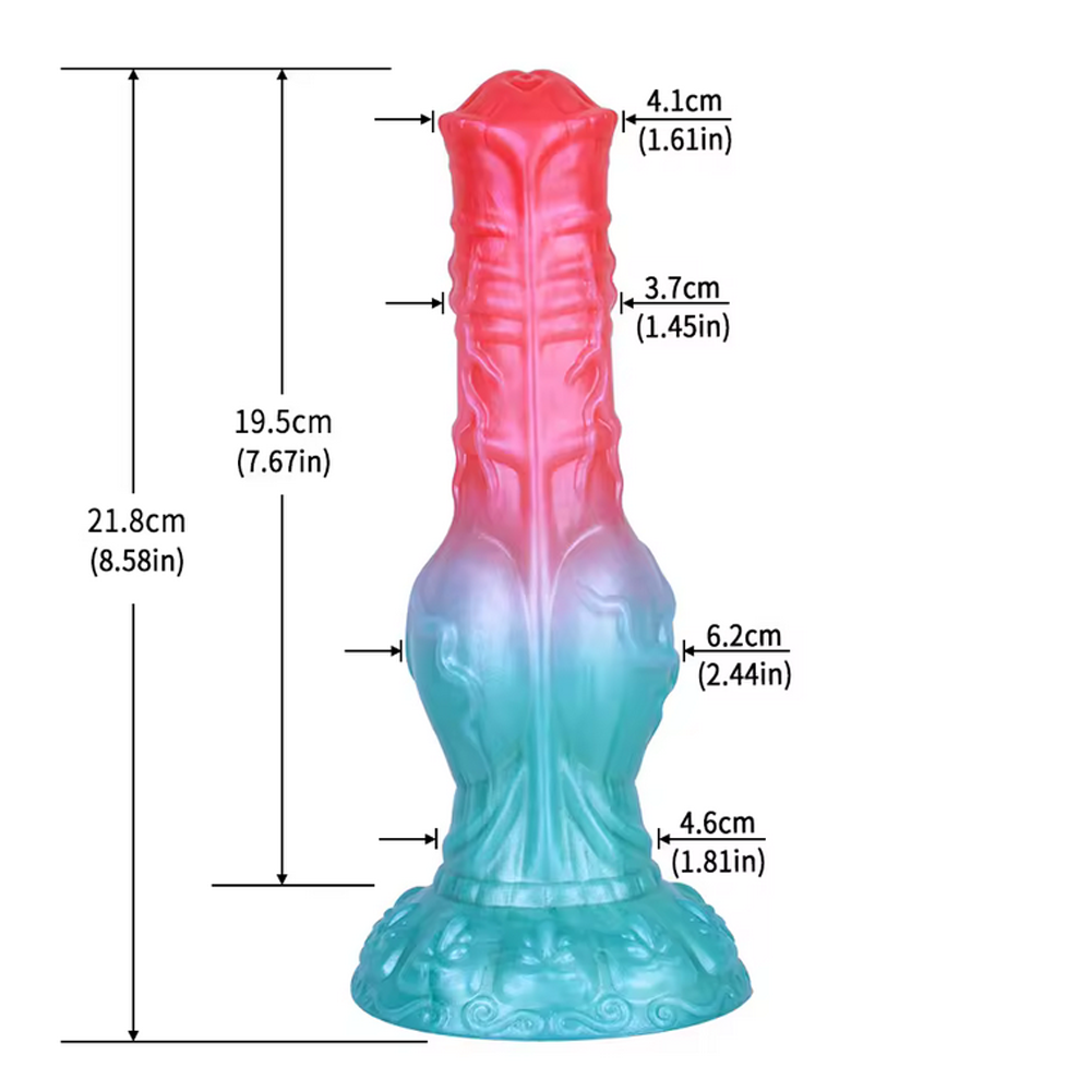 Dog Knot Dildo - 8 Inches