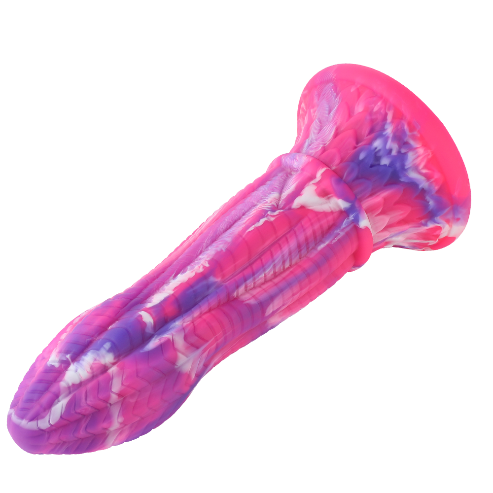 Hismith Scaled Pink Dildo - 8 Inches