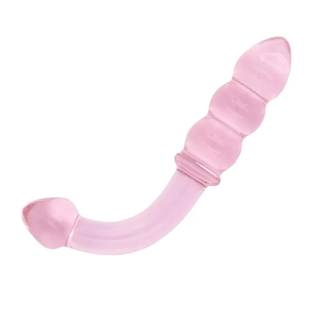 Big Bead Glass Dildo - 7 Inches