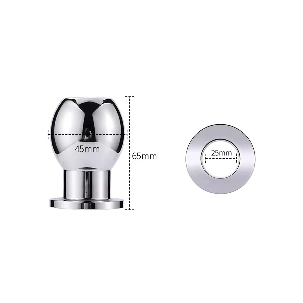 Hollow Stainless Steel Butt Plug