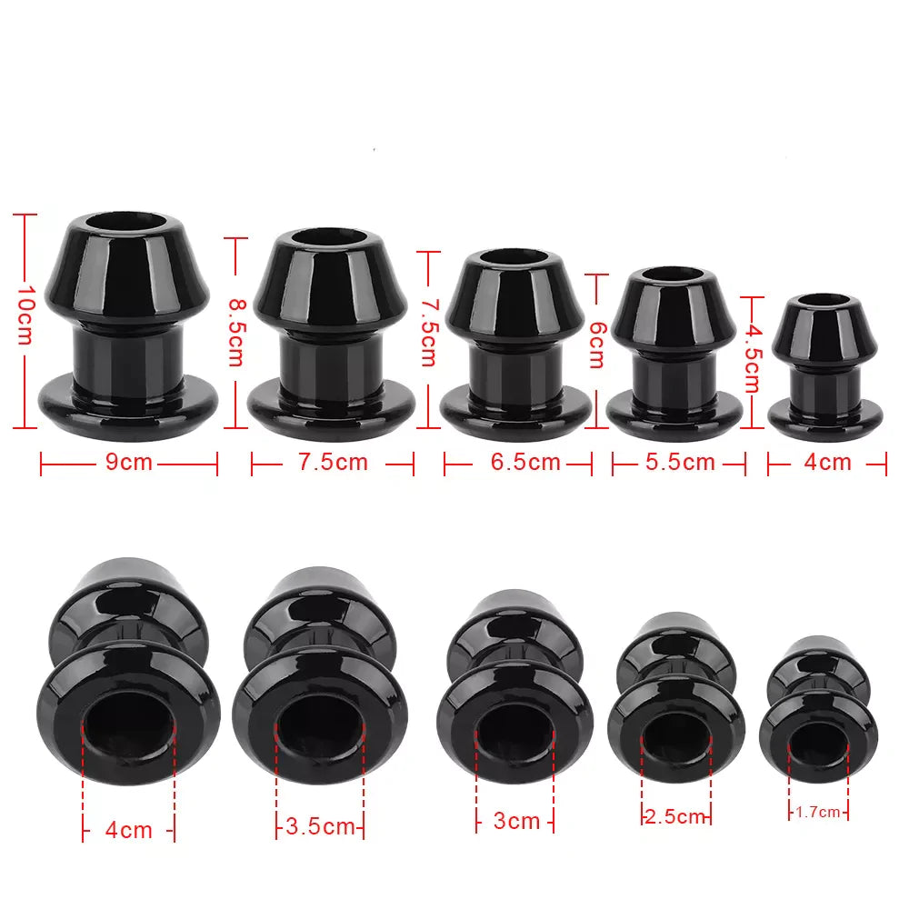 Hollow Butt Plug - Five Piece Set