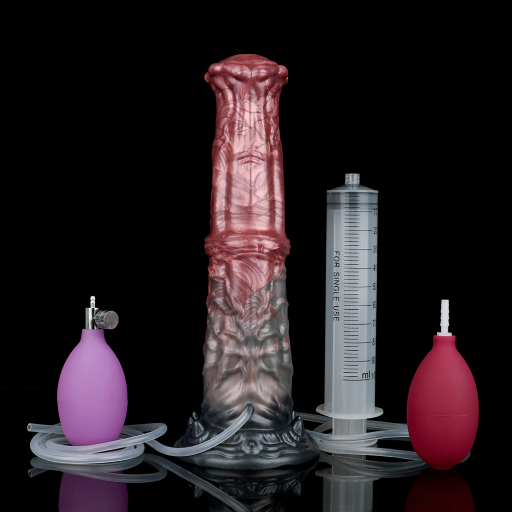 Inflatable Squirting Dildo - Midnight Centaur