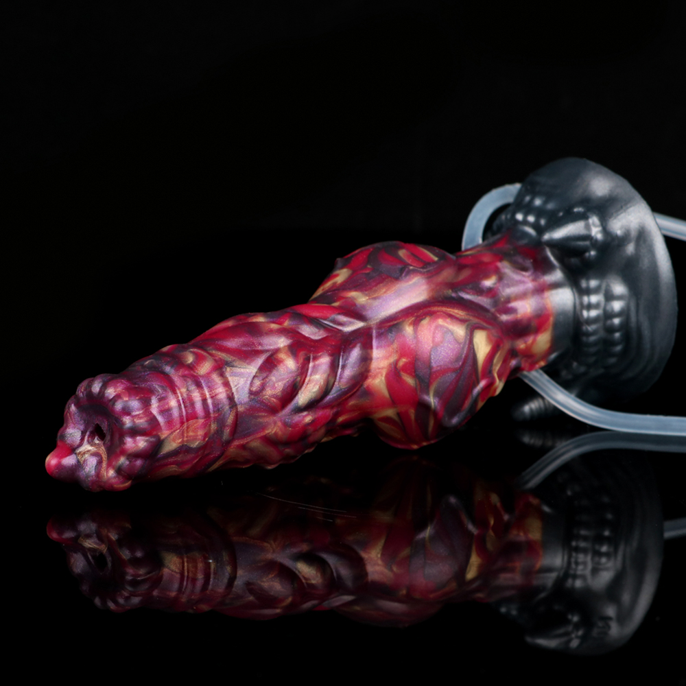 Inflatable Squirting Dildo - Molten Wolf