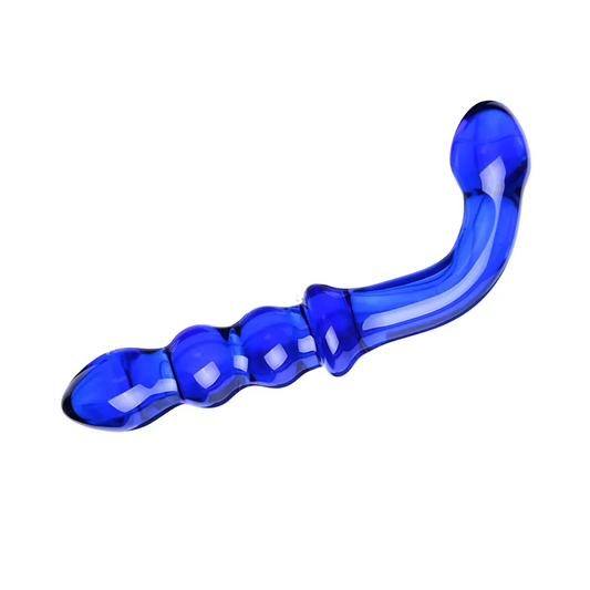 Big Bead Glass Dildo - 6 Inches