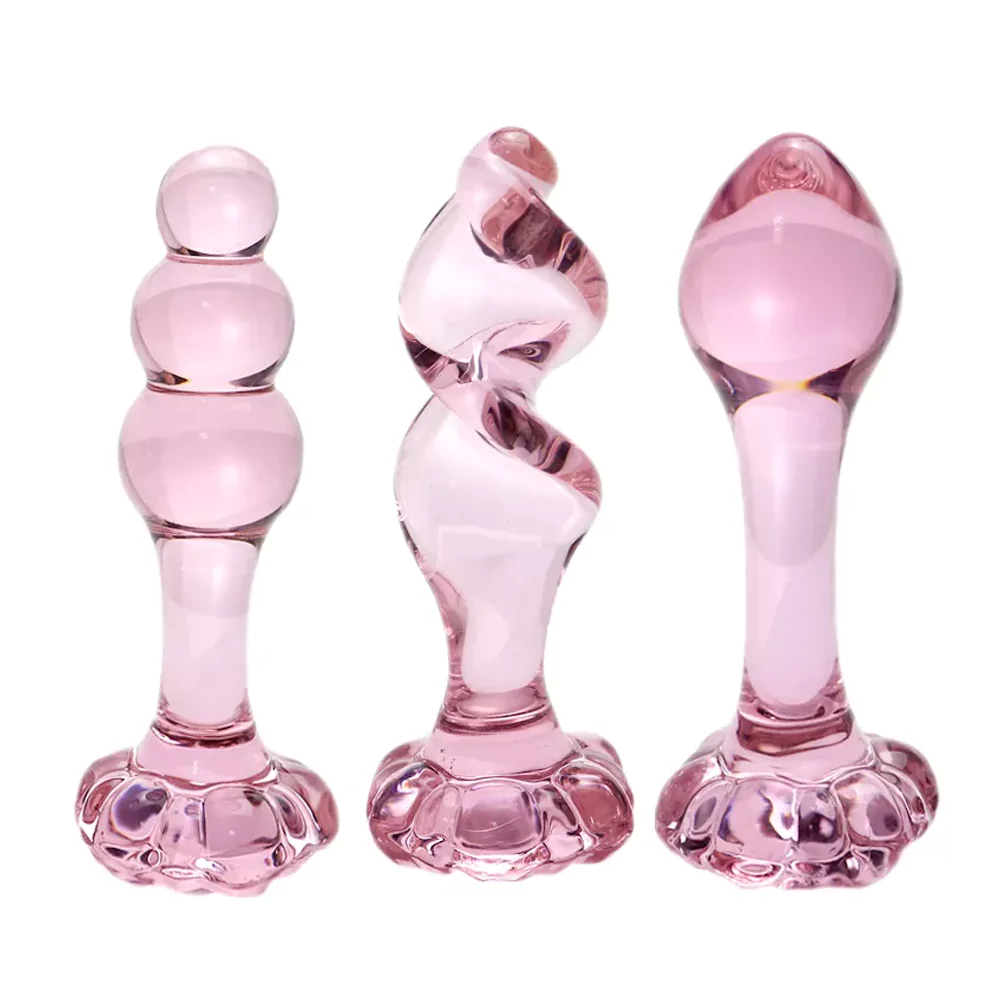 Pink Glass Butt Plug