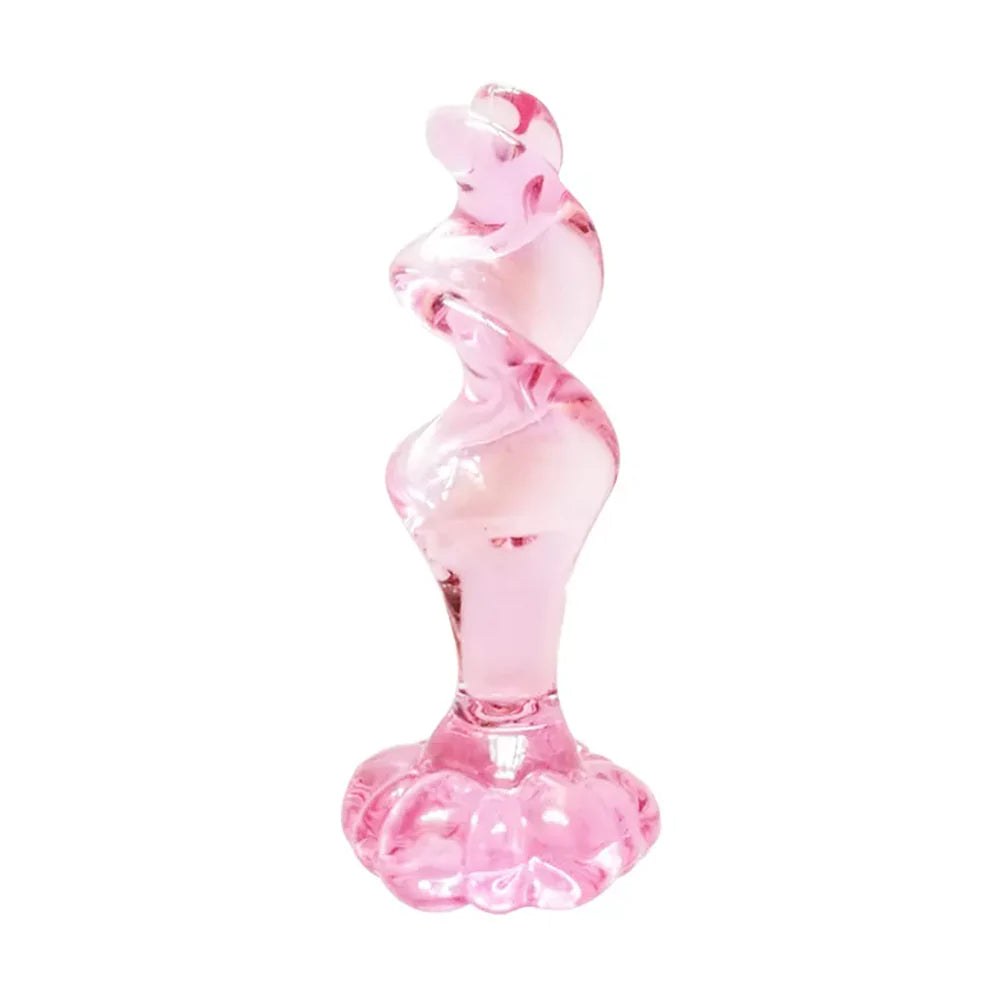 Pink Glass Butt Plug